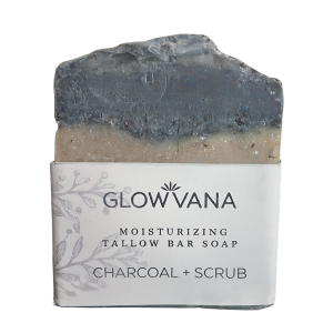 Organic Detox Tallow Aloe Soap | Activated Charcoal + Rosemary