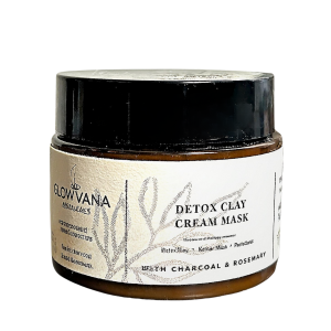 Detox Clay Cream Mask |  Rosemary-Activated Charcoal